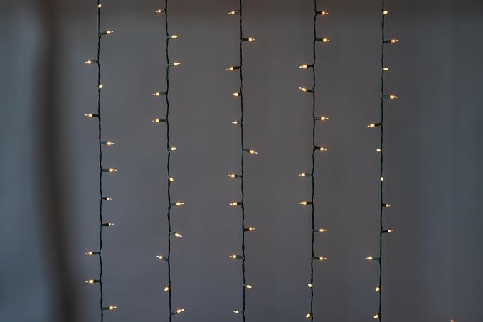 Brite Star 35 Lt Straight Line Lights, Clear, Green Wire