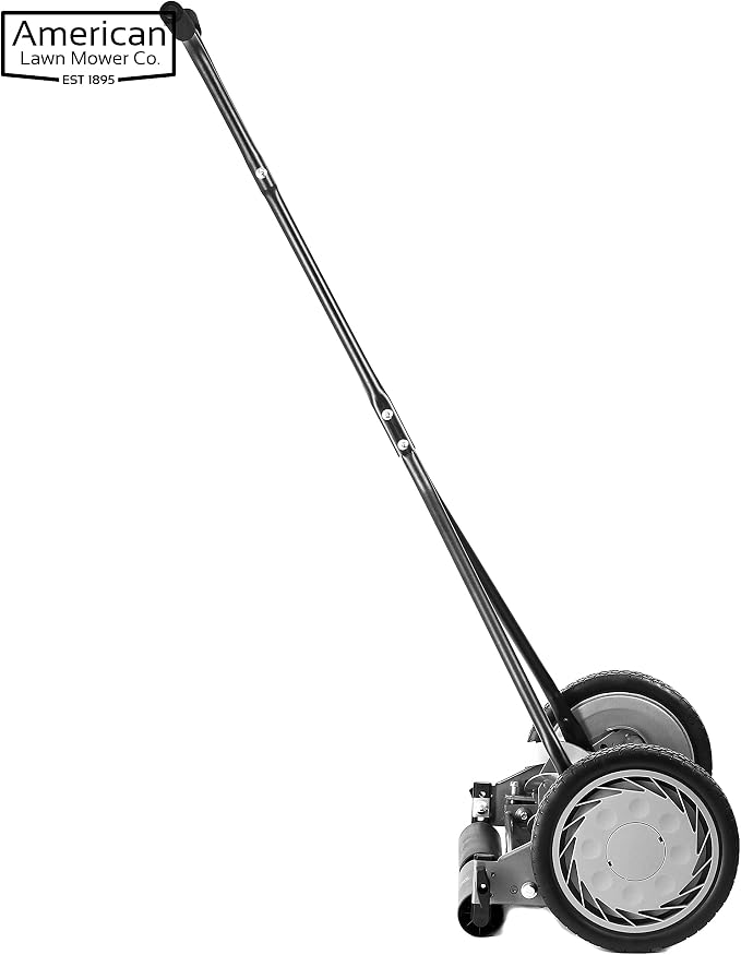 American Lawn Mower 1415-16 16-Inch 5-Blade Push Reel Lawn Mower, Gray