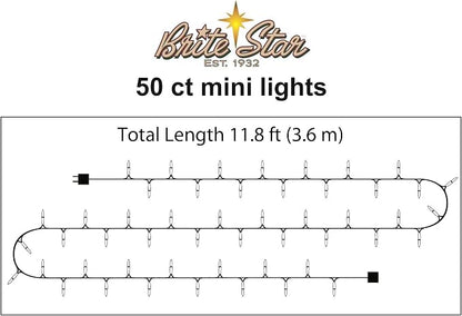 Brite Star 50 Lt String to String Lights, Multi (Set of 2)