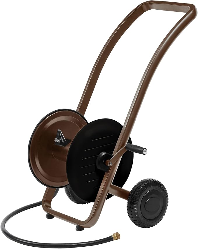 Liberty Garden 303 Two Wheel Hose Cart - Bronze/Black