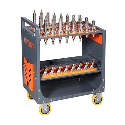 CAT/BT40 Large Capacity CNC Tool Storage Cabinet, CNC Tool Holder Vertical Drawer Cabinet for Warehouse Workshop Factory Garage Machining Centers
