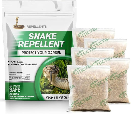 Snake Repellent for Yard, Snake Away, Keep Backyard Snake Away, 5P