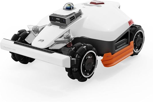 Mammotion LUBA 3 AWD 3000H Robot Lawn Mower for 0.75 Acre, 360° LiDAR+NetRTK+AI Vision Tri-Fusion Positioning, All-Wheel-Drive for 80% Slopes, 30 Multi-Zone Management, Cutting Height 2.2"-4.0"