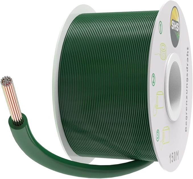 RASENFREUND 150 m Boundary Cable for Robotic Lawnmower, Lawn Mower, Lawn Robot Accessory Set, Boundary Wire for Search Cable, Compatible with Gardena/Bosch/Husqvarna/Worx/Honda, Diameter 2.7 mm