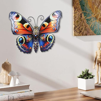 VEWOGARDEN Butterfly Wall Decor, Large Outdoor Metal Hanging Wall Art for Home Outside Patio Garden Fence Decorations