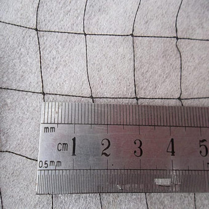 Mist Net Deep Pockets Nylon 110/2D 15mm Mesh Size Bird Netting,Invisible Net,Anti Wind System,Airport Bird Prevention (10x50 ft)