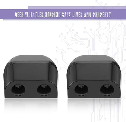 BBTO 8 Pieces Car Deer Warning Whistle Devices Dual Construction Deer Warning Whistle Devices Repellent Animal Alert Horn equipments with 28 Pieces Adhesive Tapes for Car Truck and Motorcycle