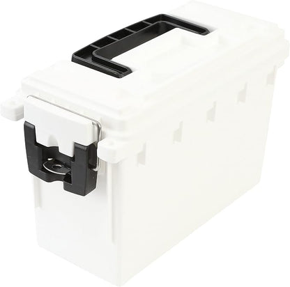 Sheffield 12681 Marine Storage Box, Dry Box Made in USA, Waterproof Container for Boat and Dock Gear, Small Parts Organizer with Latch, Stackable