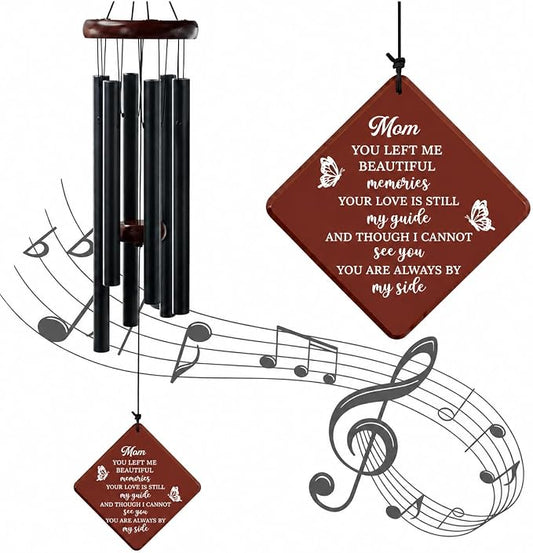 Memorial Sympathy Gifts for Loss of Mom, 36" Memorial Wind Chimes for Loss of Mother Sympathy Gift, Bereavement Gift for Loss of Mother, Windchimes in Memory of Mom Gifts,for Garden, Patio Decoration