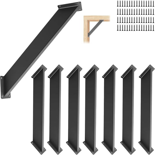 8 Pcs 45 Degree Angle Support Brackets for Pergola | Heavy Duty Connector For Wooden Structures Support For Gazebos|Tree Houses|Cabins And Patios