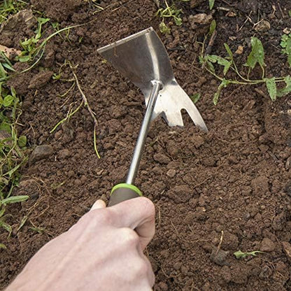 AMES 2445600 2-in-1 Hand Hoe and Cultivator with Ergo Gel Grip, 13-Inch