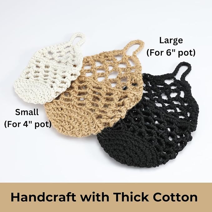 3 Packs Hanging Planters for Indoor Plants up to 4 in., Wall Plant Holder | Plant Hanger Indoor, Wall Planters for Indoor Plants, Hanging Plant (3PK, for 4 inch Pot)