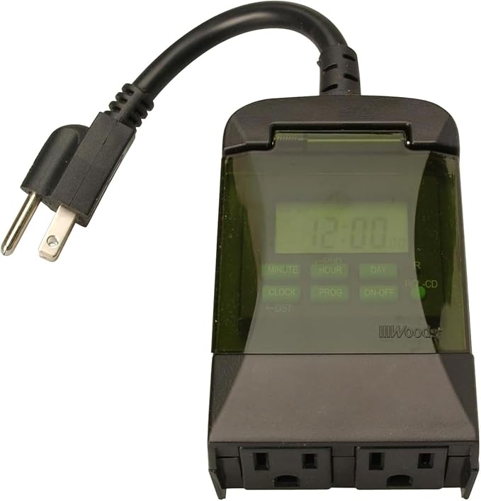 Coleman Cable 50014 7-Day Outdoor Digital Timer
