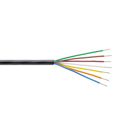 Orbit 57088 Underground Sprinkler Wire, 7-Strand Solid, 100 Ft, UF/UL Listed, Multi-Color, 18-Gauge