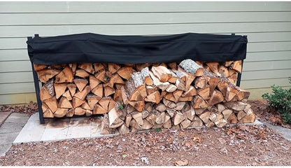 Firewood Rack Top Cover Waterproof Replacement for 10 foot | Firewood Log Heavy Duty Storage Log Rack Covers (Not The Full Cover)