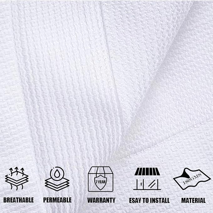 90% White Shade Cloth for Garden Plant Greenhouse, 3 x 3 FT Sun Shade Net for Chicken Coop, Dog Kennel, Backyard, Balcony & More