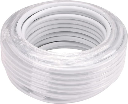 Raindrip R255DT 1/4-Inch Drip Irrigation Supply Tubing, 50 Foot, for Drip Irrigation, Drip_Emitters, Irrigation_Parts, Systems, White Polyethylene (Pack of 10)