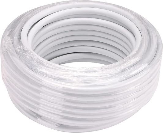 Raindrip R255DT 1/4-Inch Drip Irrigation Supply Tubing, 50 Foot, for Drip Irrigation, Drip_Emitters, Irrigation_Parts, Systems, White Polyethylene (Pack of 10)