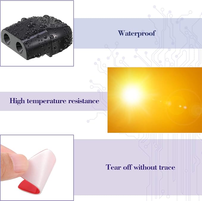 BBTO 8 Pieces Car Deer Warning Whistle Devices Dual Construction Deer Warning Whistle Devices Repellent Animal Alert Horn equipments with 28 Pieces Adhesive Tapes for Car Truck and Motorcycle