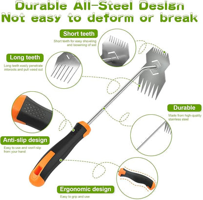 Weed puller tool,Garden tools,Portable Weeding Tool,Garden weed pulling tool,Adopt Anti slip Rubber handle,conforms to ergonomic curves,Suitable For Vegetable Cultivation And Horticulture on Farms