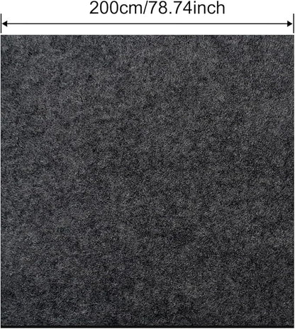 6.56 x 6.56 FT Outdoor Storage Shed Mat, 3mm Thickened Waterproof Shed Base Flooring Pad, Outdoor Carport Mat, Anti-Slip Dustproof Patio Furniture Floor Scratch Prevention