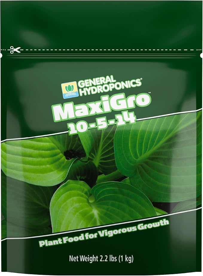 General Hydroponics MaxiGro Plant Food for Vigorous Growth, 2.2 lbs.