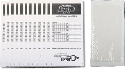 Trapper LTD Mouse/Insect Glue Boards - CASE (72 Boards)