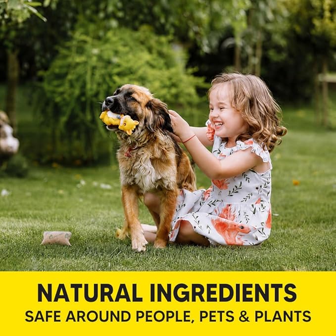 fcesiweg Deer Repellent Outdoor, Rabbit and Deer Repellent for Plants, Rabbit Repellent Outdoor, Bunny Repellent, Deer Away, Keep Deer & Rabbit Out of Yards, 90 Days Protection, 10 Packs