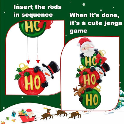 3 Pack Metal Christmas Yard Signs Decor for Multiple Stacked, Christmas Yard Stakes Ball Fall Yard Decor for Outside Garden Lawn Porch