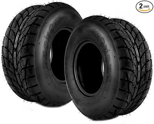 PHILTOP 19x7-8 ATV UTV Tires, 4-Ply Super Mud 19x7-8 ATV All-Terrain Tires for Riding Mowers, Golf Carts, Off-Road,2 Pcs,Tubeless (Z-129)