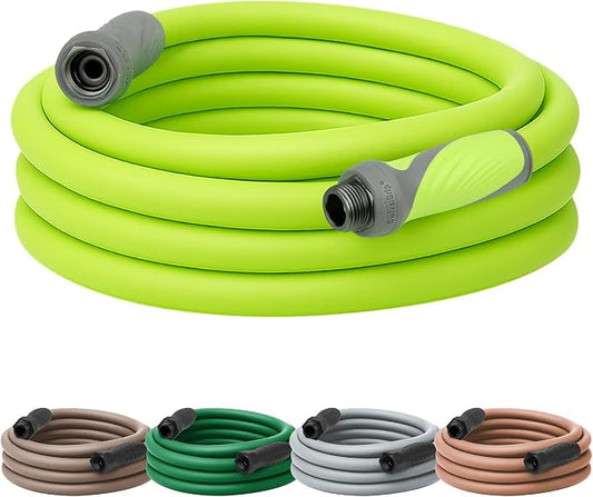 Flexzilla Garden Hose with SwivelGrip, 5/8 in. x 25 ft., Lightweight All-Weather Water Hose, Durable and Flexible, Leak-Free Connections (Pack of 10)