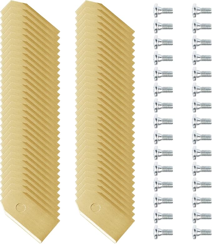 30pack Robotic Lawn Mower Replacement Automower Lawnmower Blades Fit for All Gardena Robotic Automower and Husqvarna Robotic.