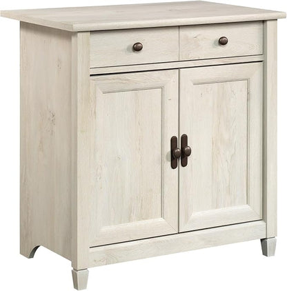 Sauder Edge Water Accent Storage Cabinet with Doors, Utility Cabinet, in Chalked Chestnut finish