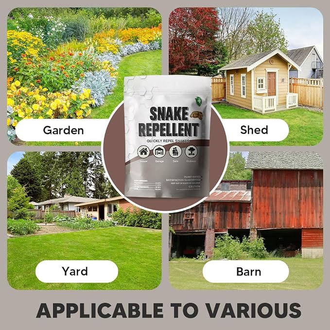 Snake Repellent for Yard, Snake Repellent Outdoor, Snake Away Repellent Outdoor, Snake Deterrent for Yard, Snake Deterrent Outdoor, Backyard Snake Repellent- 10 Packs