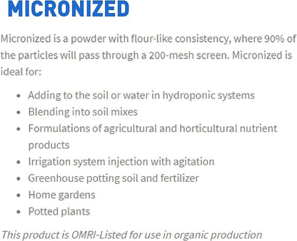 Raw Supply Azomite Organic Trace Mineral Powder-67 Essential Minerals for You & Your Garden Bag, 44 lb, Tan, AZOMITE-44-4