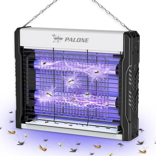 Electric Bug Zapper, 4000V Mosquito Zapper Indoor with 5ft Cable, USB Electric Bug Zapper with Removable Collection Tray, Fly Trap Mosquito Trap for Patio Yard Home Kitchen Camping, 16 in