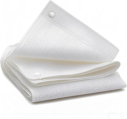 90% White Shade Cloth, 8 x 10 FT Sun Shade Sails for Patio, Garden, Greenhouse, Plant, Chicken Coop, Dog Kennel, Backyard, Balcony