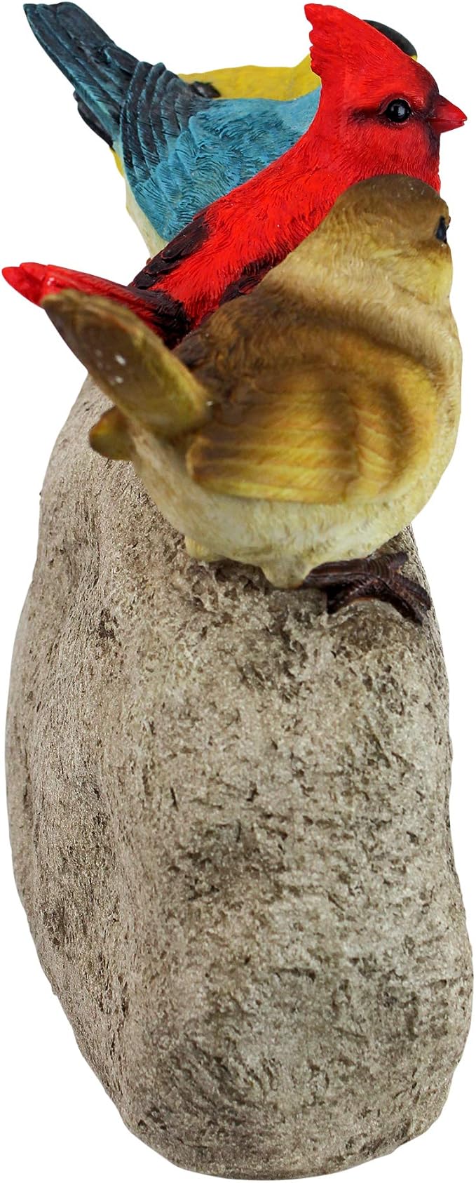 Birdy Welcome Garden Stone Statue: Large