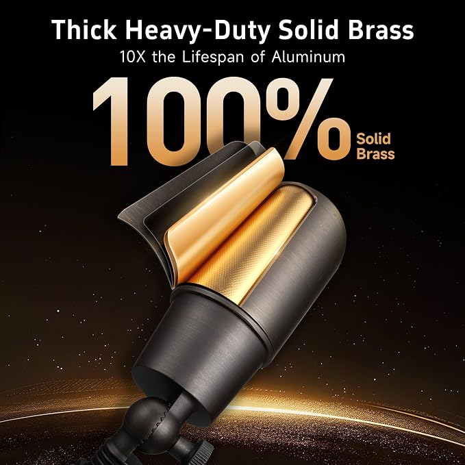 Gardenreet LED Spot Light Outdoor - Die-Cast Brass 12V Uplighting Waterproof, Low Voltage Landscape Lights Metal, Bronze for Fence Fountain with Warm White MR16 Replaceable Bulbs (12 Pack)
