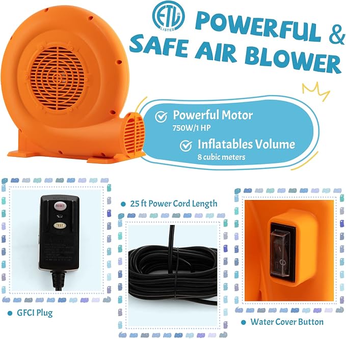 HONEY JOY Portable Air Blower