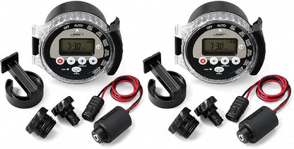 2-Pack Orbit 57865 Battery-Operated Sprinkler Timer, Black