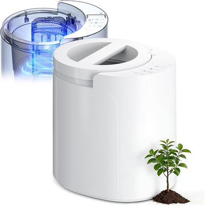 Electric Composter for Kitchen, LUBBYGIM 2.5L Smart Countertop Compost Bin