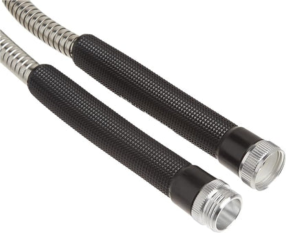 Bionic Steel 100 FT and 25 FT Garden Hoses, 304 Stainless Steel Metal Water Hoses, Flexible and Durable