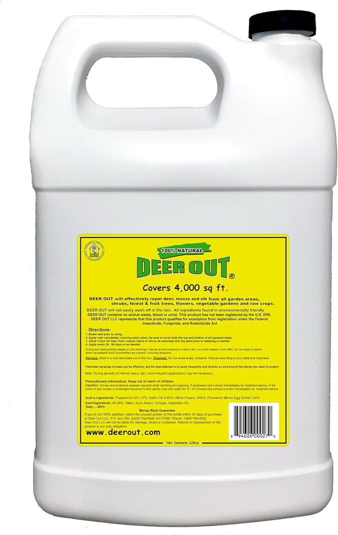 DEER OUT® 1 Gallon Ready-to-Use Refill - Deer Repellent.
