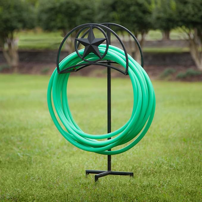 Liberty Garden Products 123-KD Star Hose Stand, Black