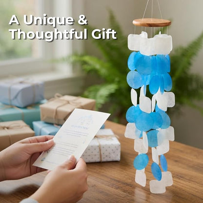 Solange & Frances Spring Decor Wind Chimes for Outside. Garden Decor Wind Chimes. Unique Windchimes Birthday Gifts for Women, Gifts for Mom, and Gift for Men Ideas
