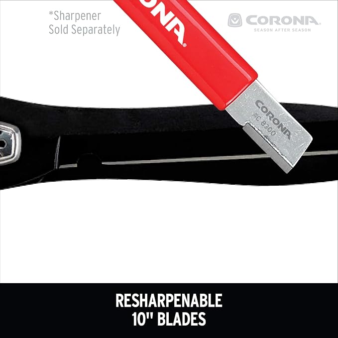 Corona HD 3344D Extendable Hedge Shears With ComfortGEL Grip, 9 Inch Blades, 16-3/4 Inch to 24-5/8 Inch Handles