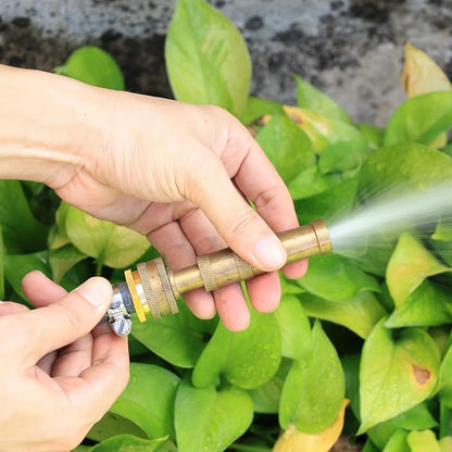SIGURANTA 1/2“ male hose fittings - Brass GHT Thread Spigot Connector | Outdoor Water Hose Fitting for Sprinkler Gun Connection | Garden Hose End Adapter (1/2" MHT Barb Fitting 10PCS)