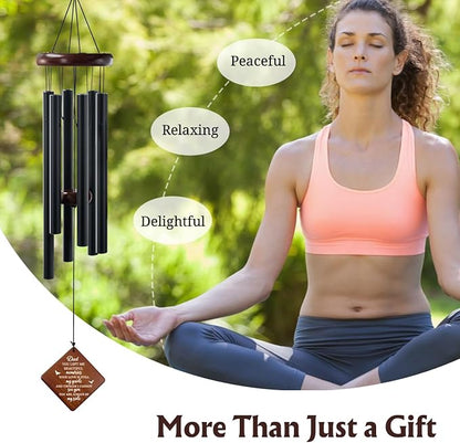 Memorial Sympathy Gifts for Loss of Dad, 36“ Memorial Wind Chimes for Loss of Father Sympathy Gift, Bereavement Gifts for Loss of Father, Windchimes in Memory of Dad, for Garden, Patio Decoration