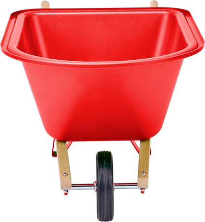 Corona Kids Poly Wheelbarrow Lightweight Great Gift for Kids, Enjoy The Outdoors with Adults